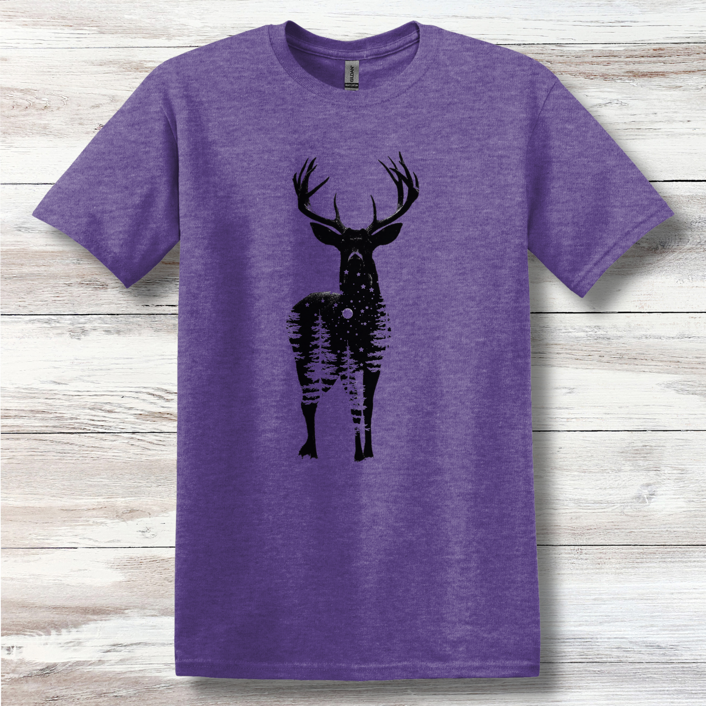 Starry Night Deer T-Shirt | Hunting Shirts