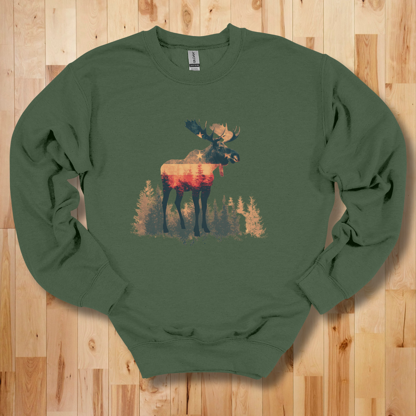 USA Moose Sweatshirt | Moose Hunting Shirt
