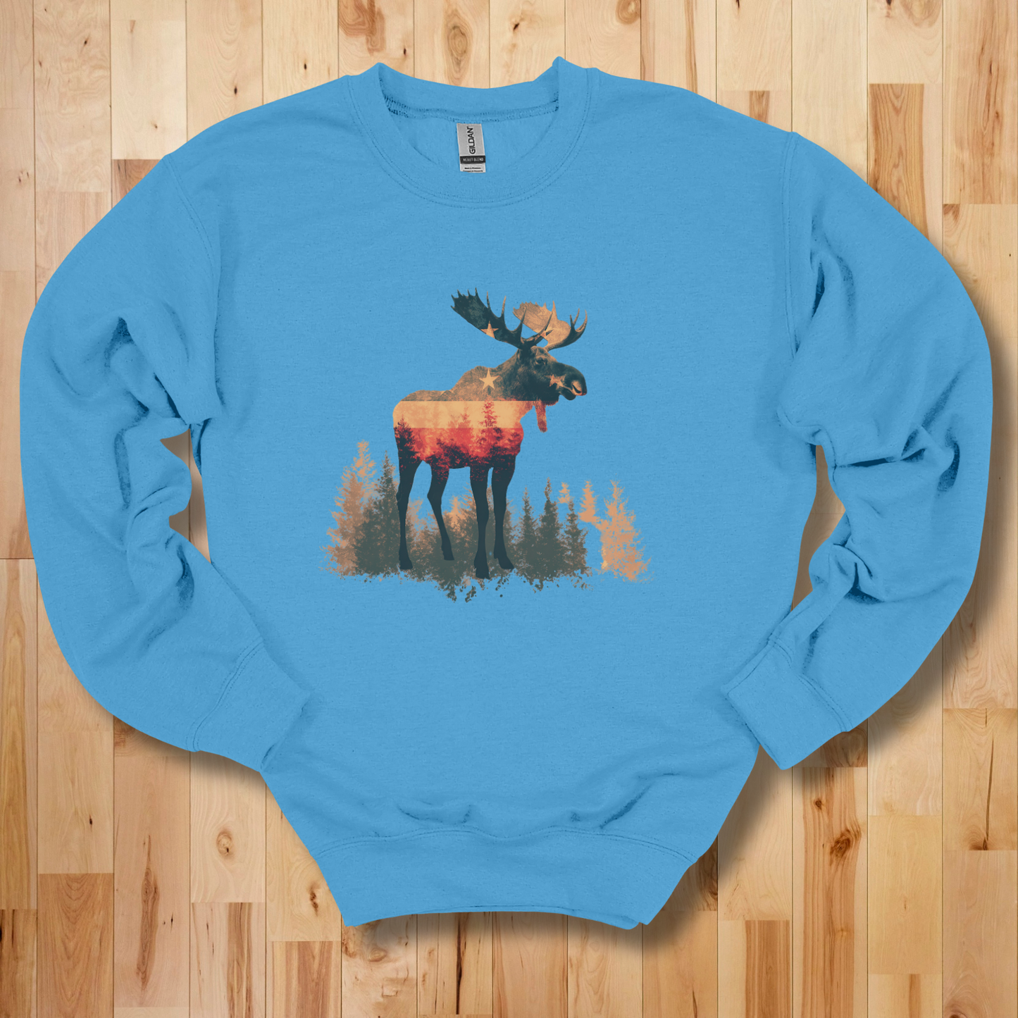 USA Moose Sweatshirt | Moose Hunting Shirt