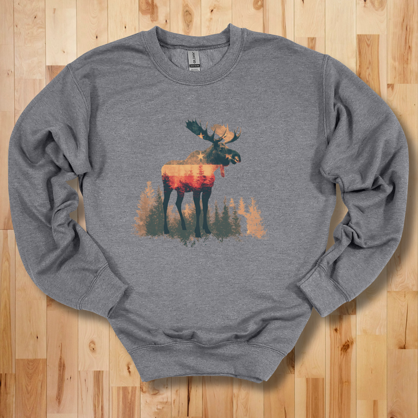USA Moose Sweatshirt | Moose Hunting Shirt