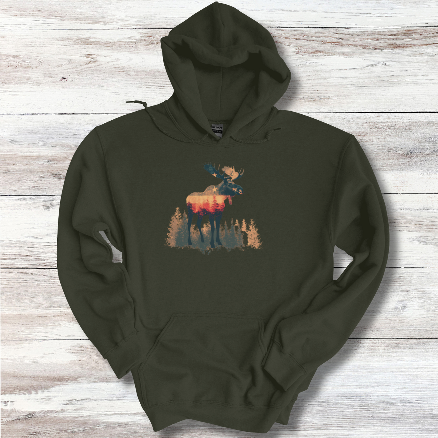 USA Moose Hoodie | Moose Hunter Shirt