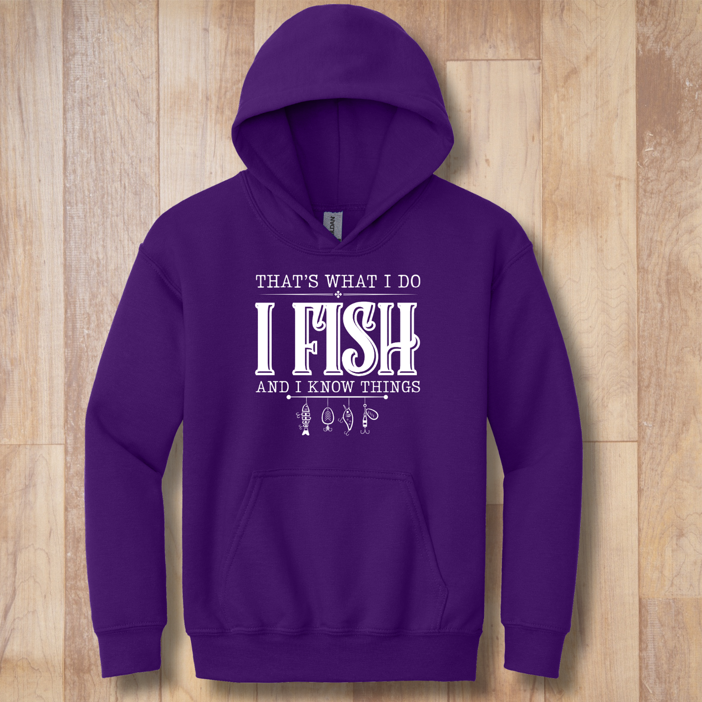 That’s What I Do, I Fish Youth Hoodie | Outdoor Kid