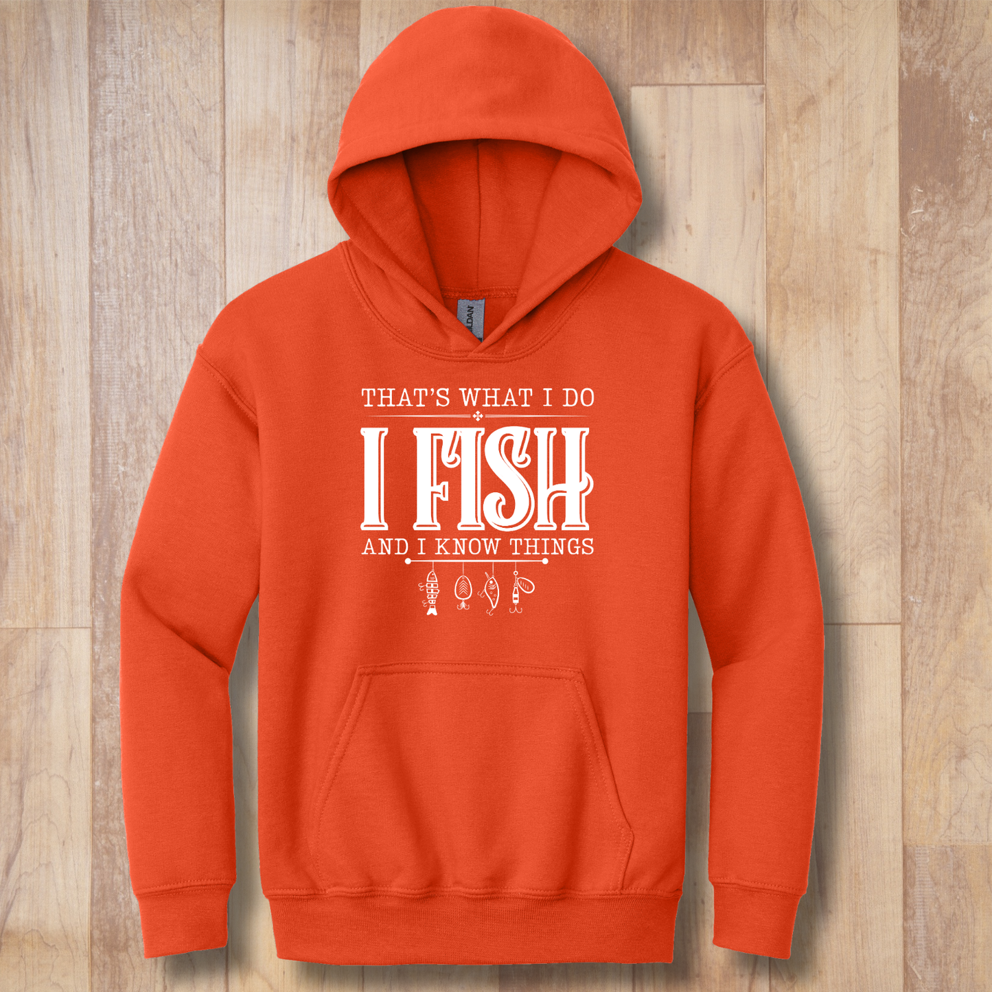 That’s What I Do, I Fish Youth Hoodie | Outdoor Kid