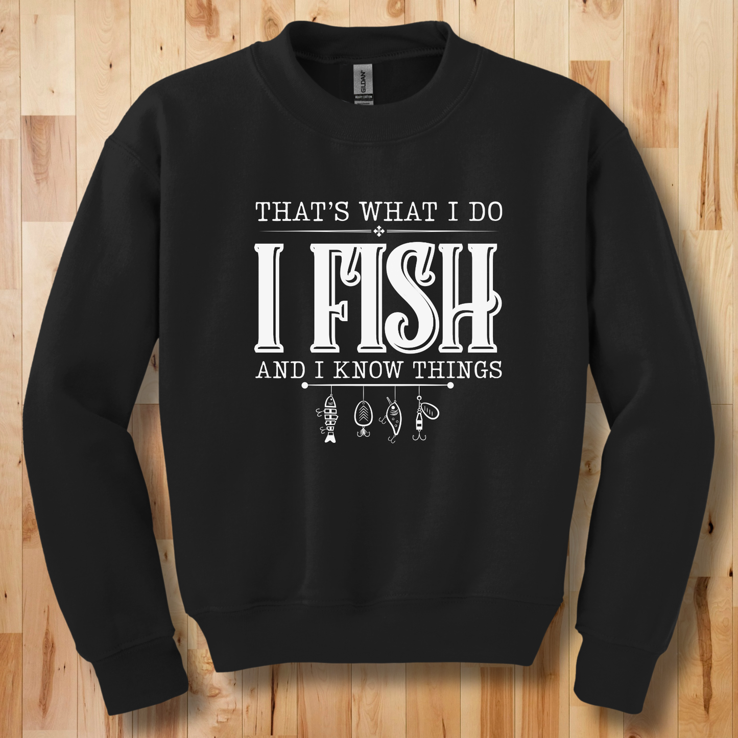 That's What I Do, I Fish Youth Sweatshirt | Funny Fishing Shirts