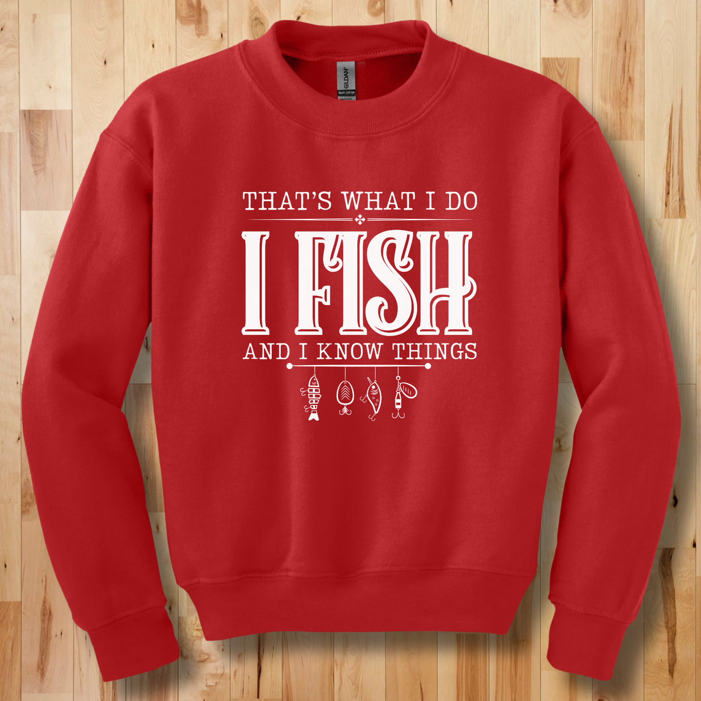 That's What I Do, I Fish Youth Sweatshirt | Funny Fishing Shirts