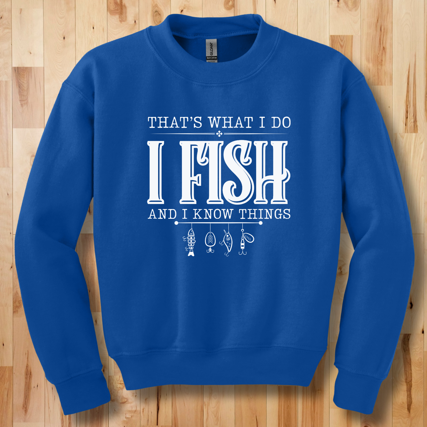 That's What I Do, I Fish Youth Sweatshirt | Funny Fishing Shirts