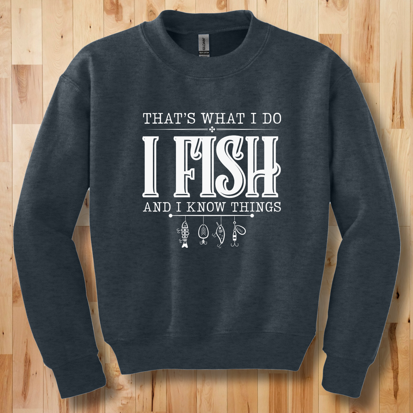 That's What I Do, I Fish Youth Sweatshirt | Funny Fishing Shirts