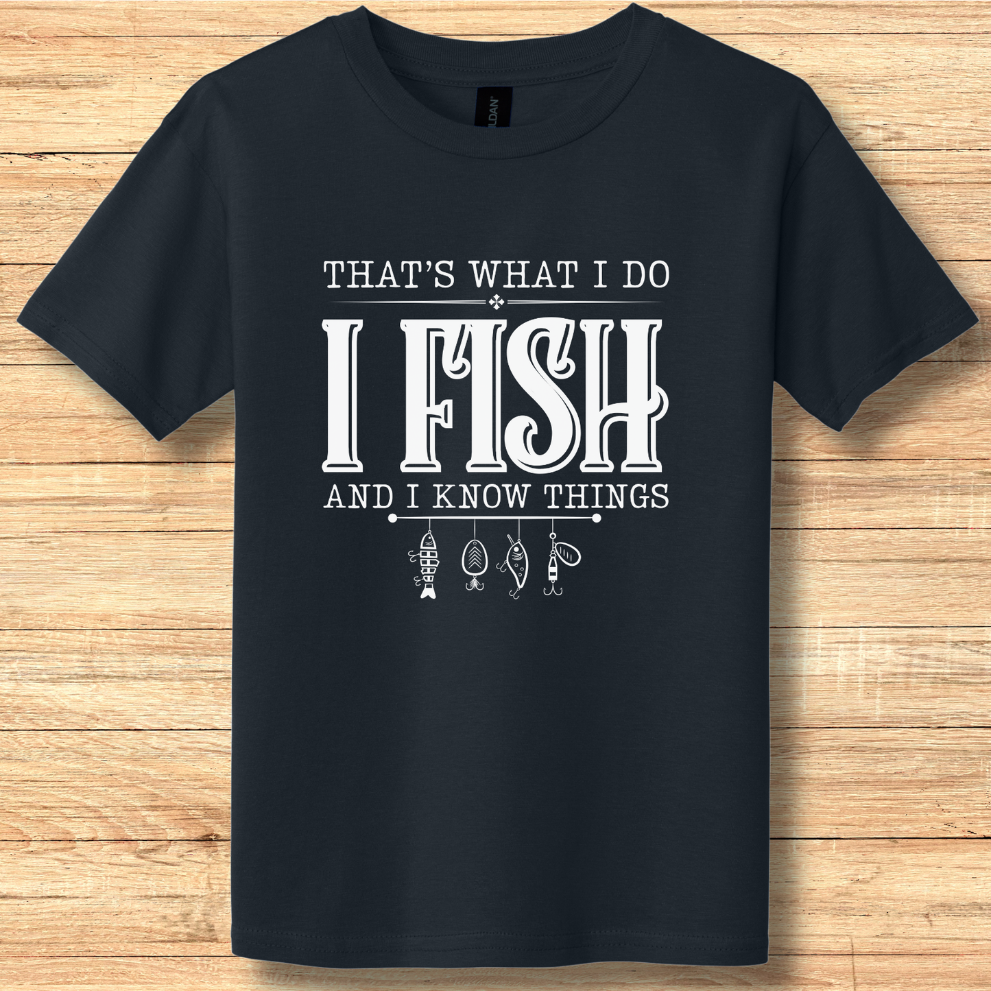 That's What I Do, I Fish Youth T- Shirt | Funny Fishing Shirts