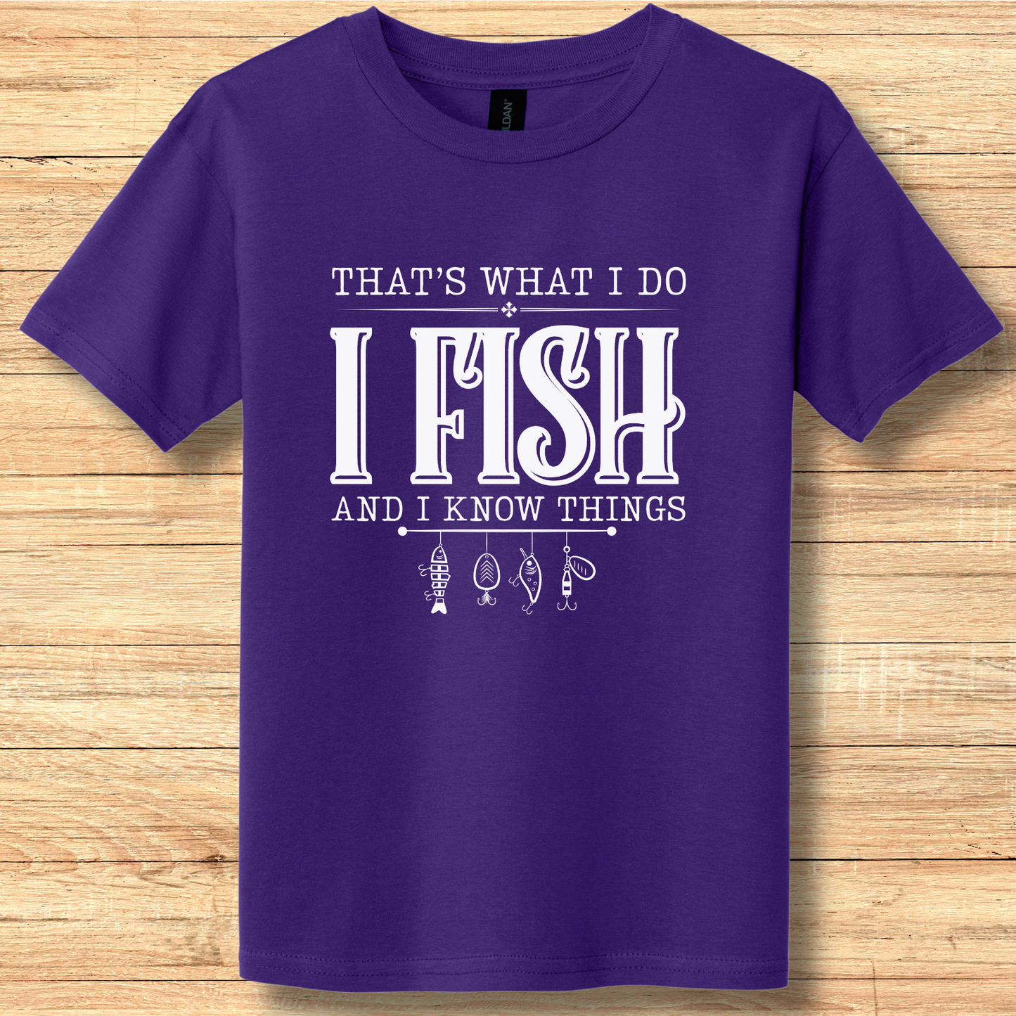 That's What I Do, I Fish Youth T- Shirt | Funny Fishing Shirts