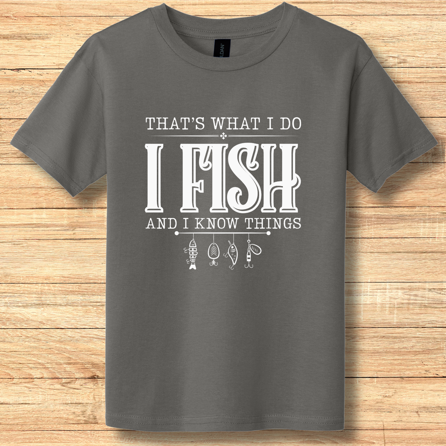 That's What I Do, I Fish Youth T- Shirt | Funny Fishing Shirts