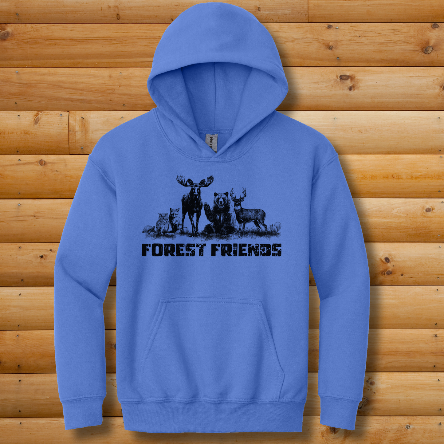 Forest Friends Youth Hoodie | Animal Shirt
