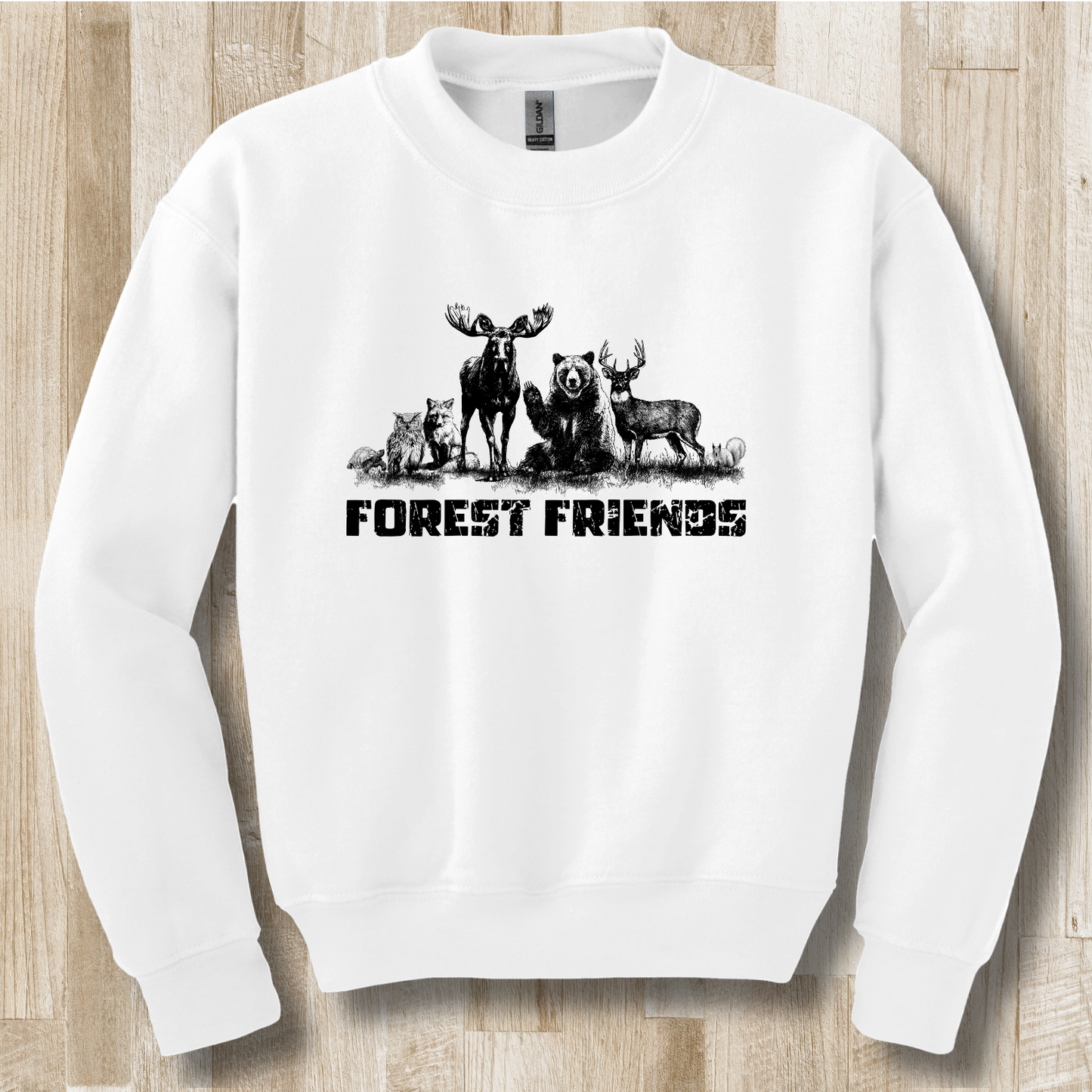 Forest Friends Youth Sweatshirt | Animal Shirt