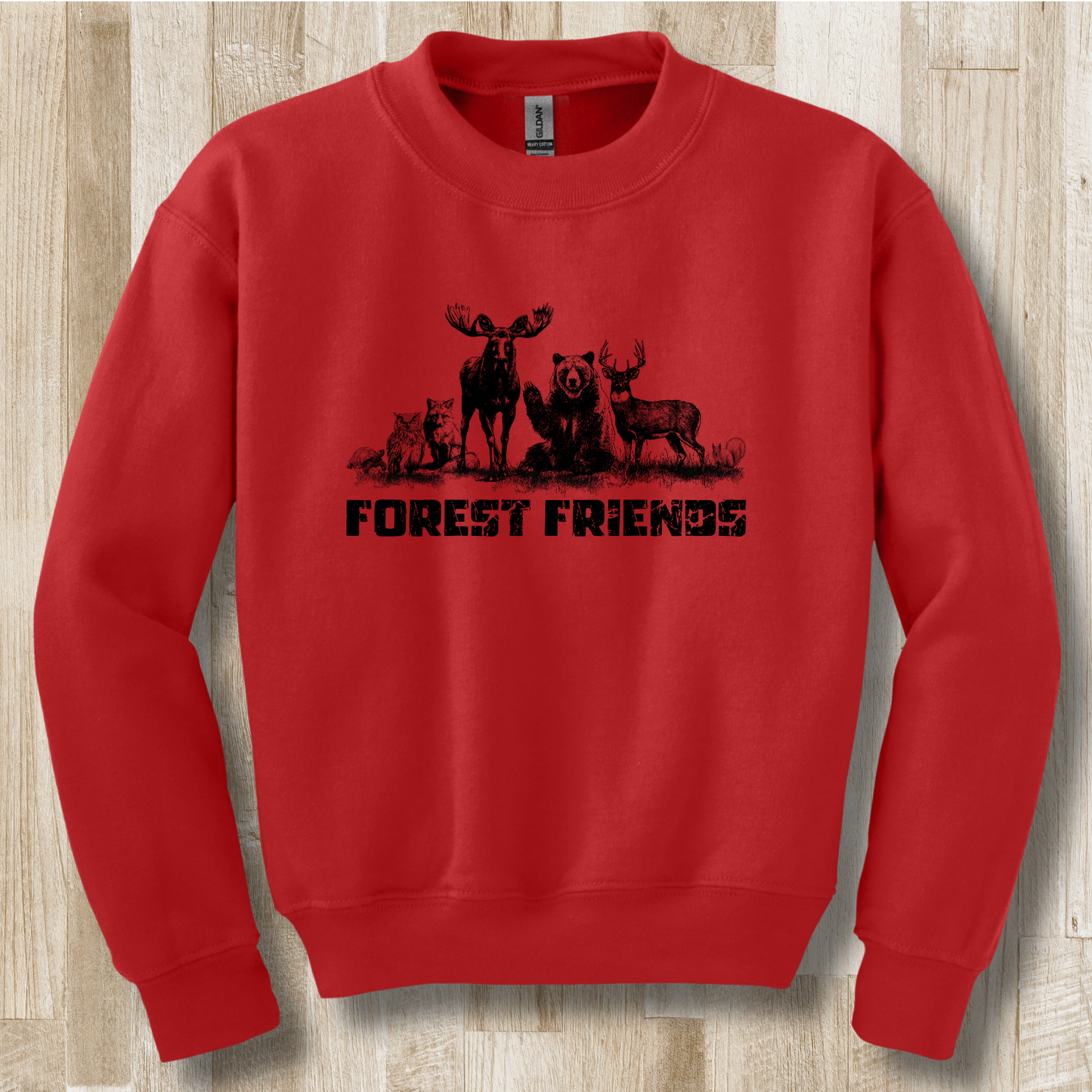 Forest Friends Youth Sweatshirt | Animal Shirt
