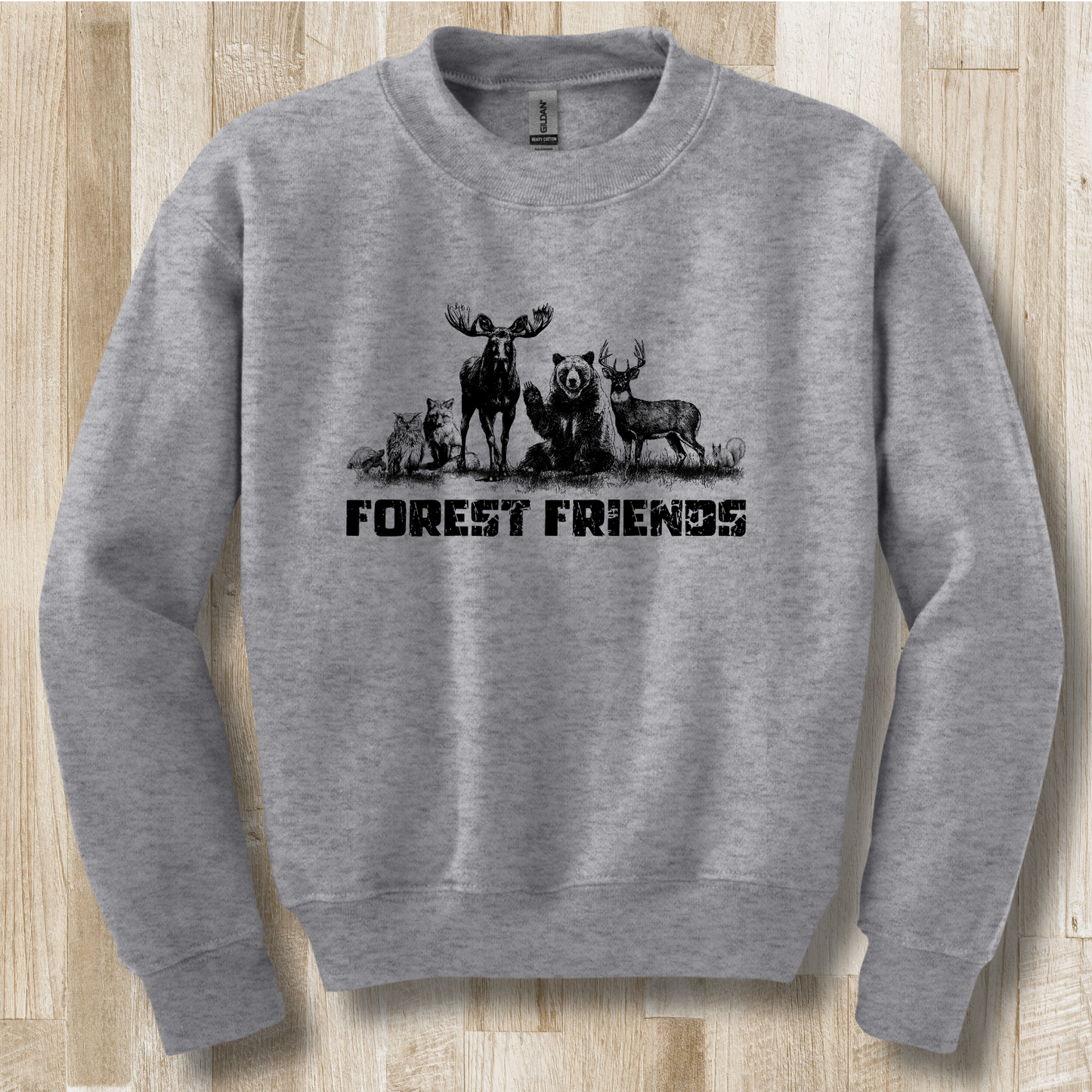 Forest Friends Youth Sweatshirt | Animal Shirt