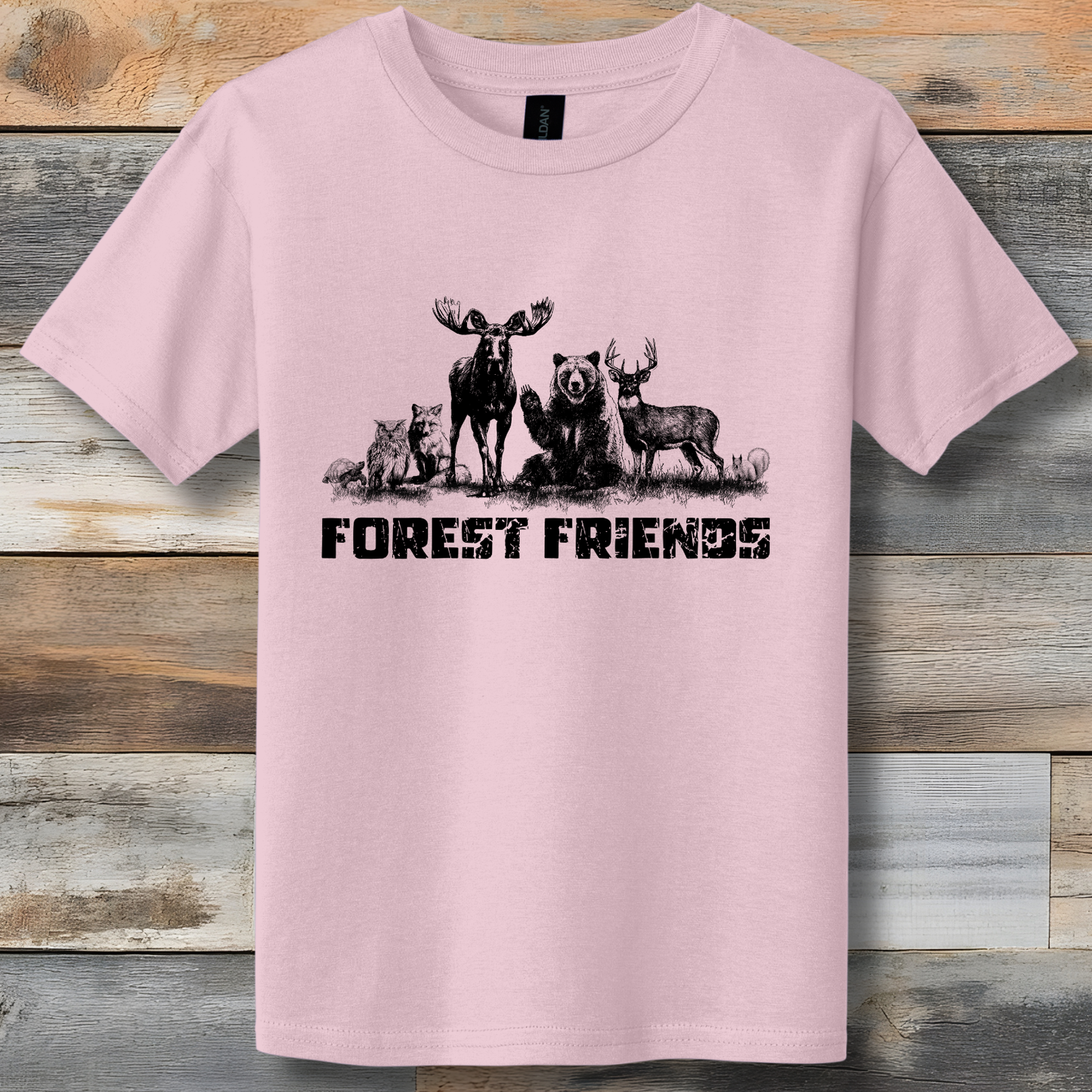 Forest Friends Youth T-Shirt | Animal Shirt