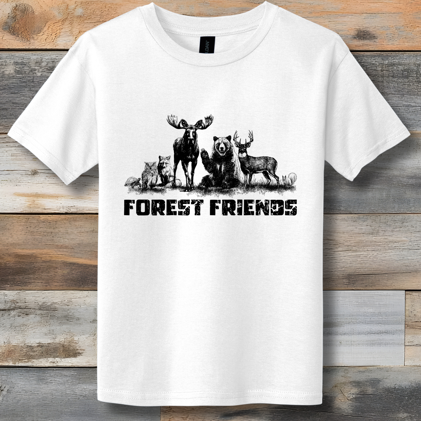 Forest Friends Youth T-Shirt | Animal Shirt