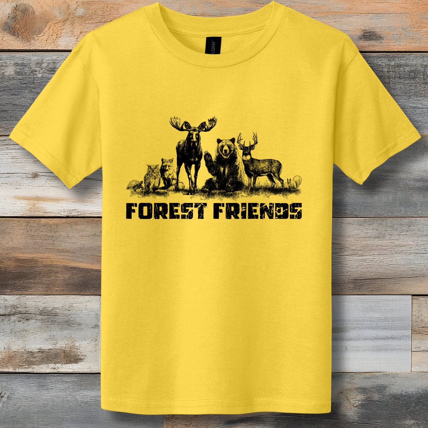 Forest Friends Youth T-Shirt | Animal Shirt