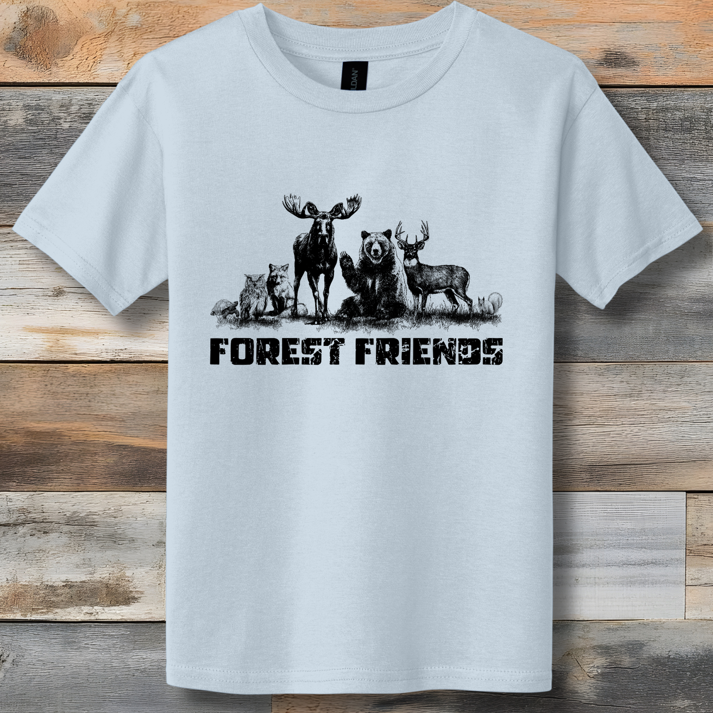 Forest Friends Youth T-Shirt | Animal Shirt