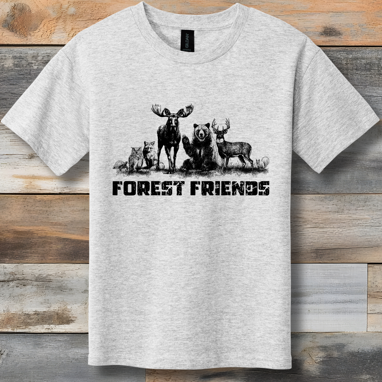 Forest Friends Youth T-Shirt | Animal Shirt