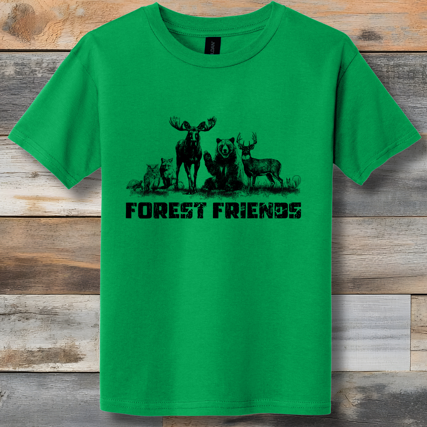 Forest Friends Youth T-Shirt | Animal Shirt