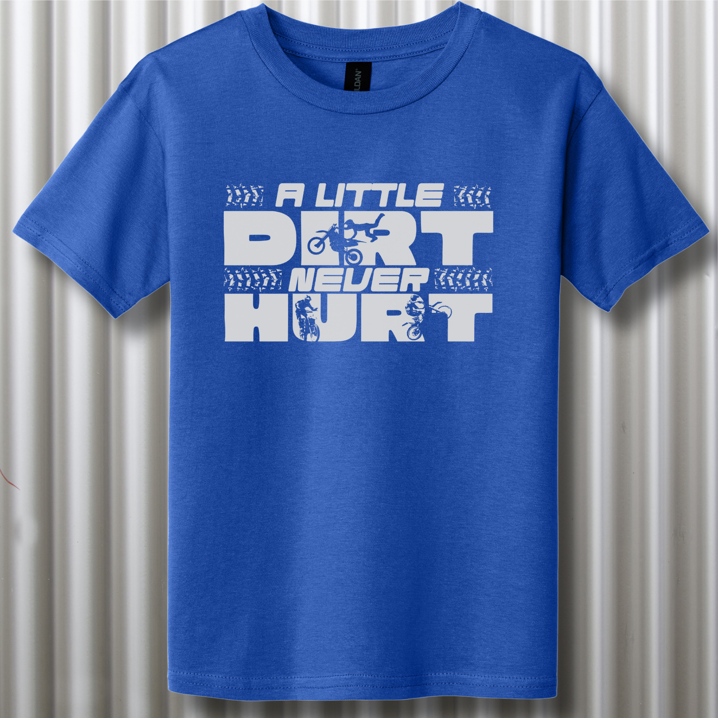 A Little Dirt Never Hurt Youth T-Shirt | Dirt Bike Gifts