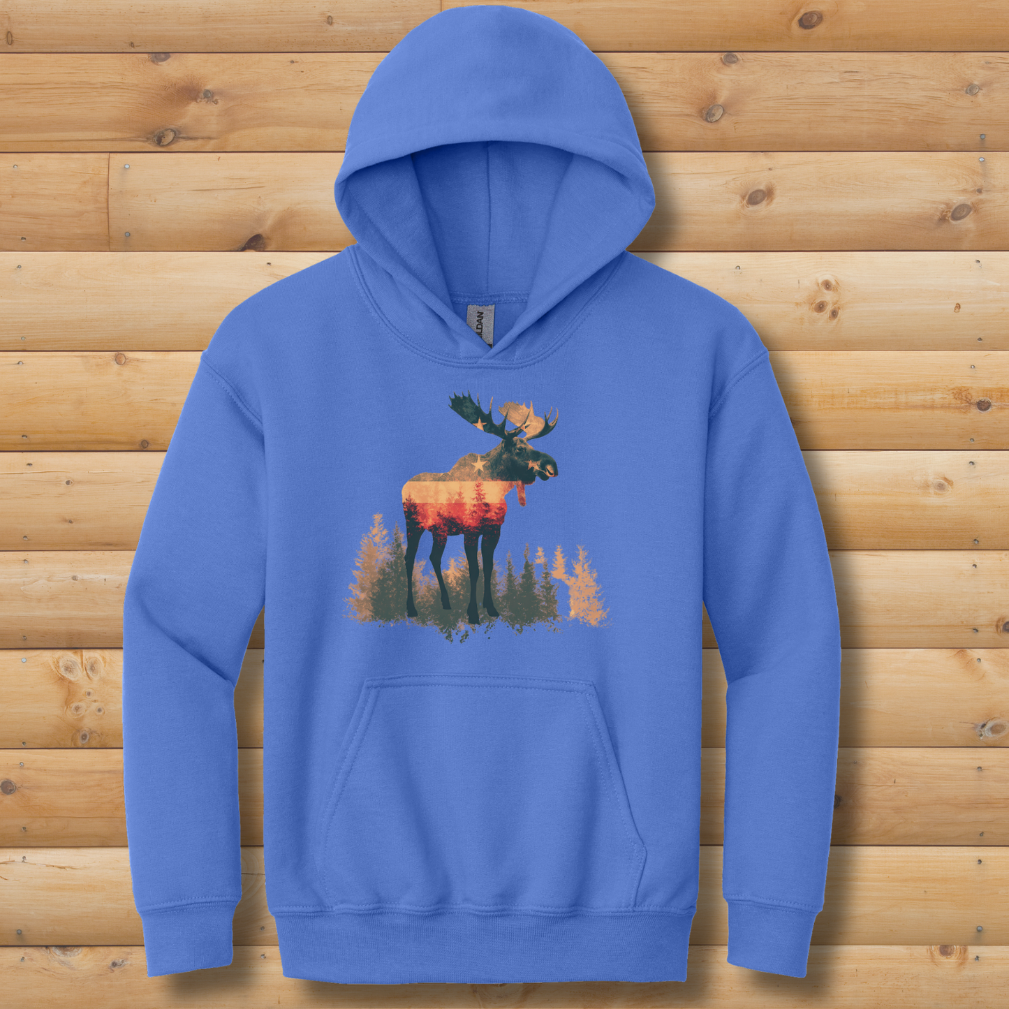 USA Moose Youth Hoodie | Camp Hoodie