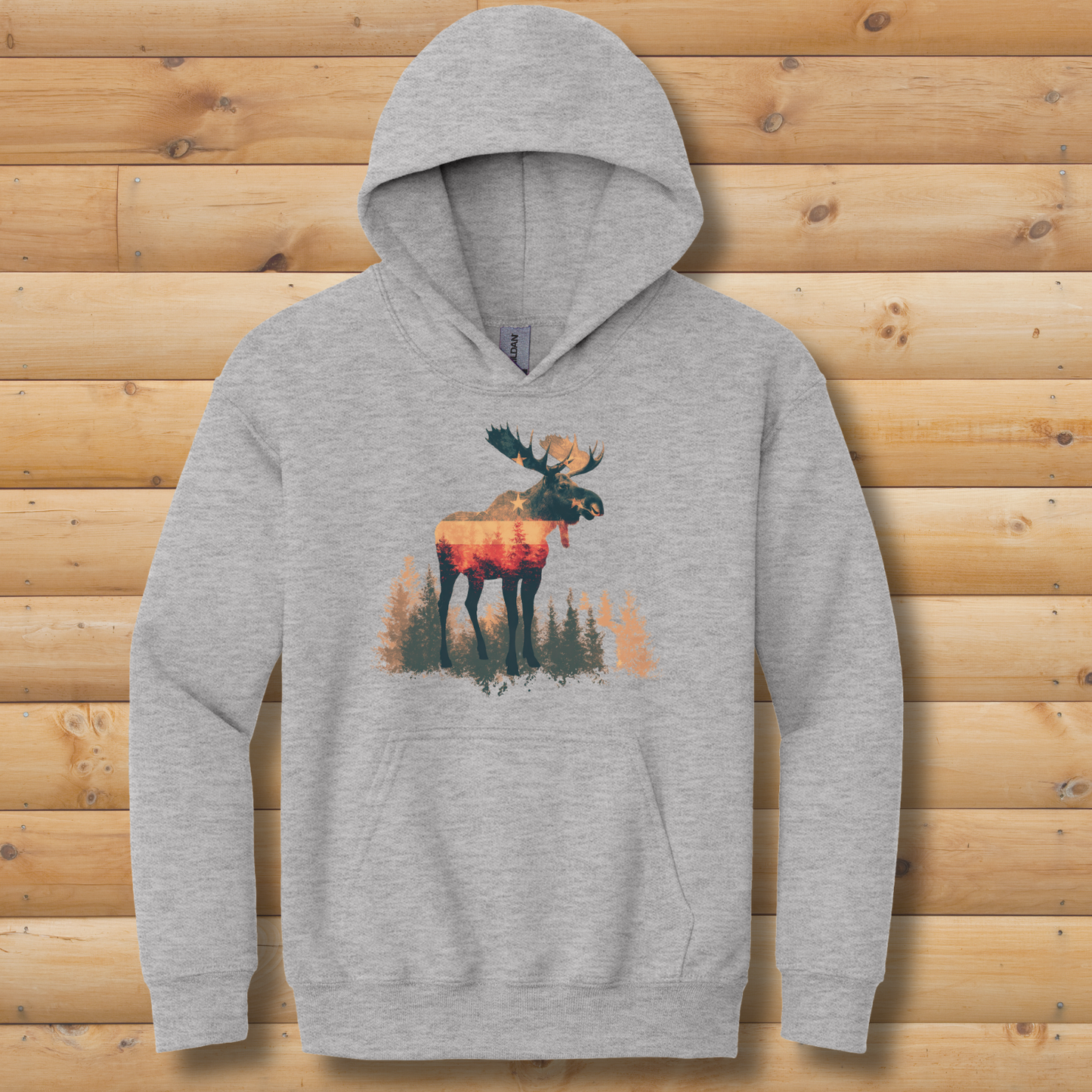 USA Moose Youth Hoodie | Camp Hoodie