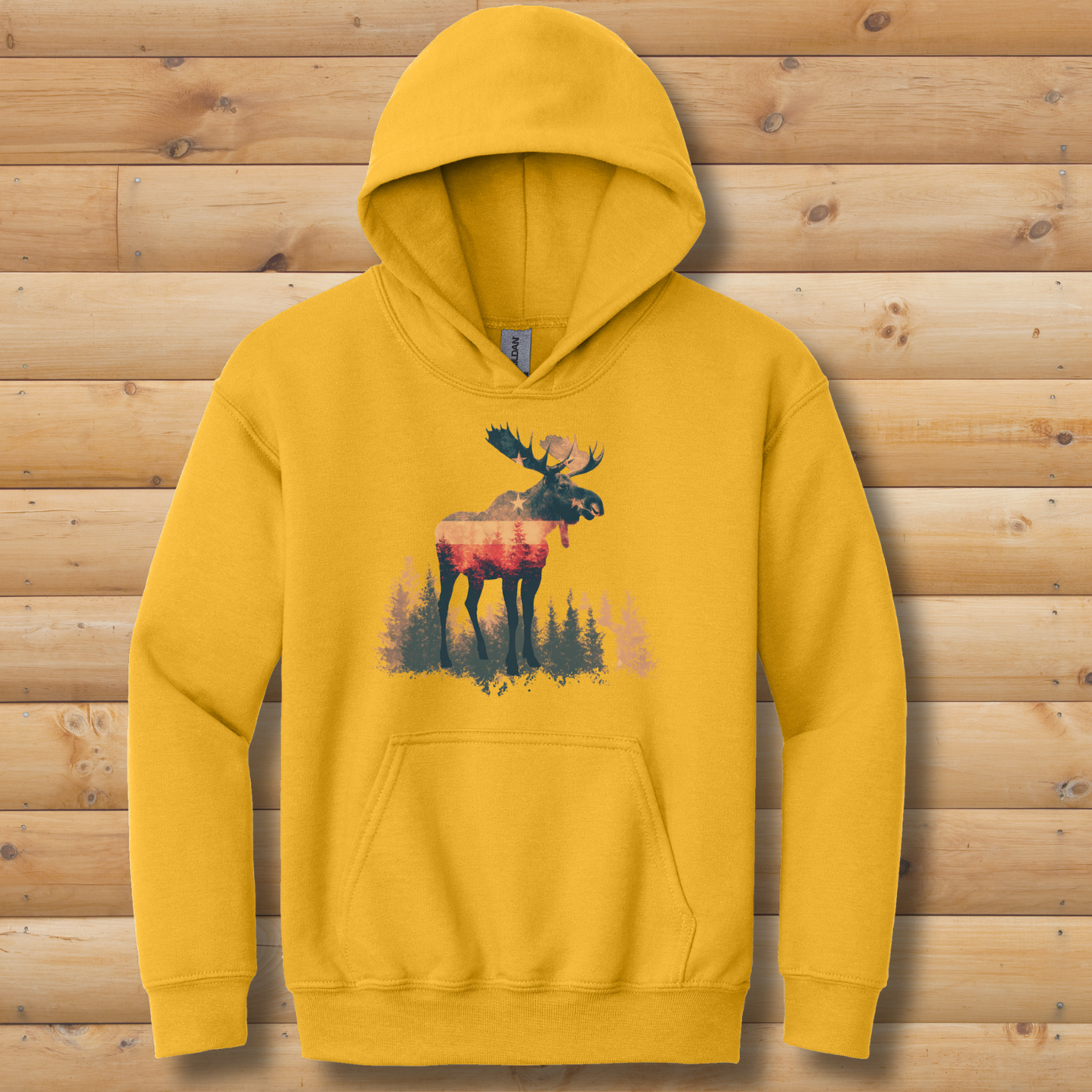 USA Moose Youth Hoodie | Camp Hoodie