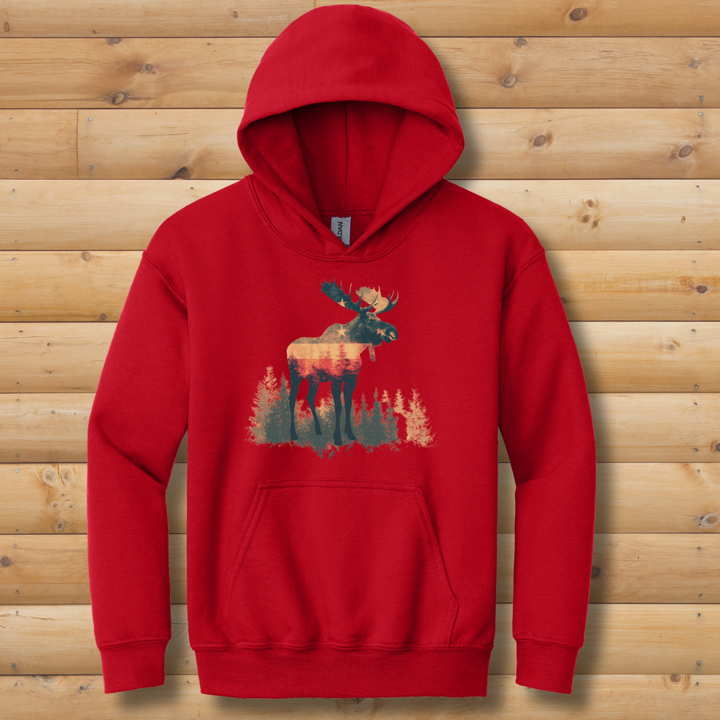 USA Moose Youth Hoodie | Camp Hoodie