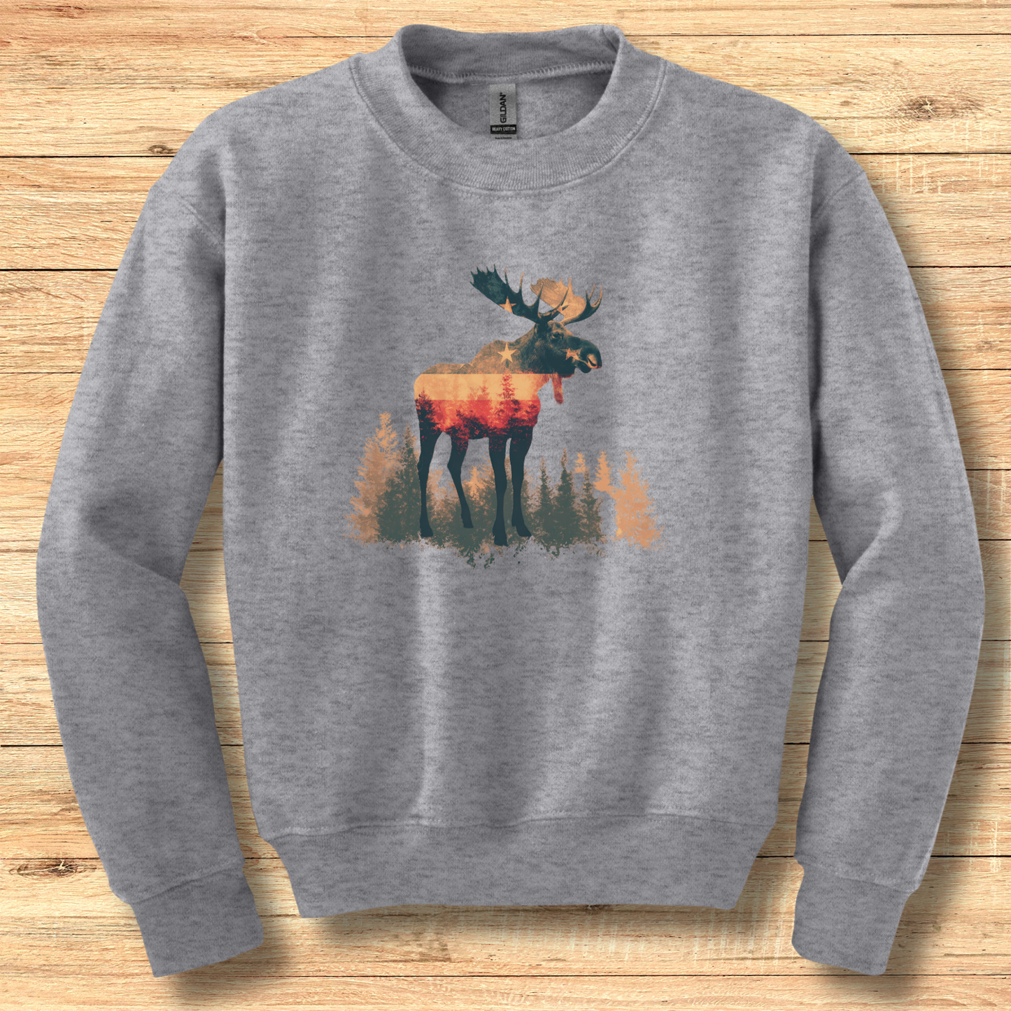 USA Moose Youth Sweatshirt | Camping Gift Ideas
