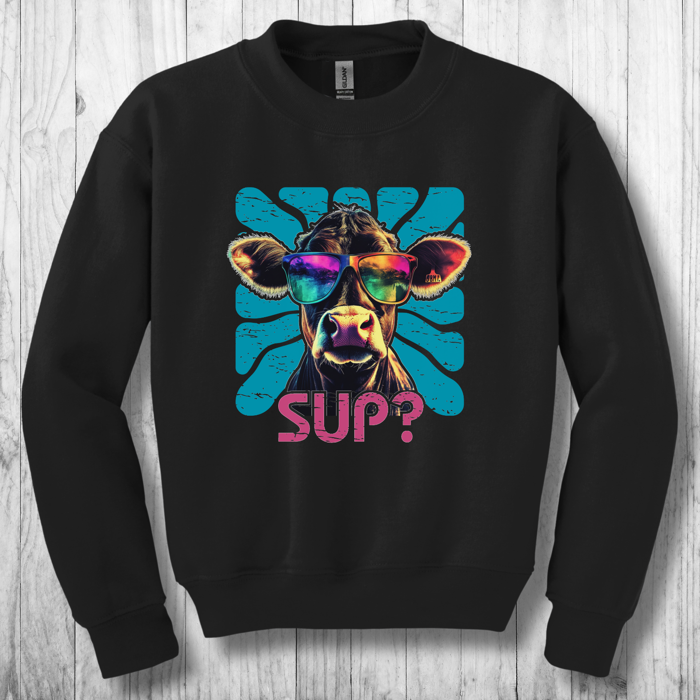 Cow Sup? Youth Sweatshirt | Cow Shirt