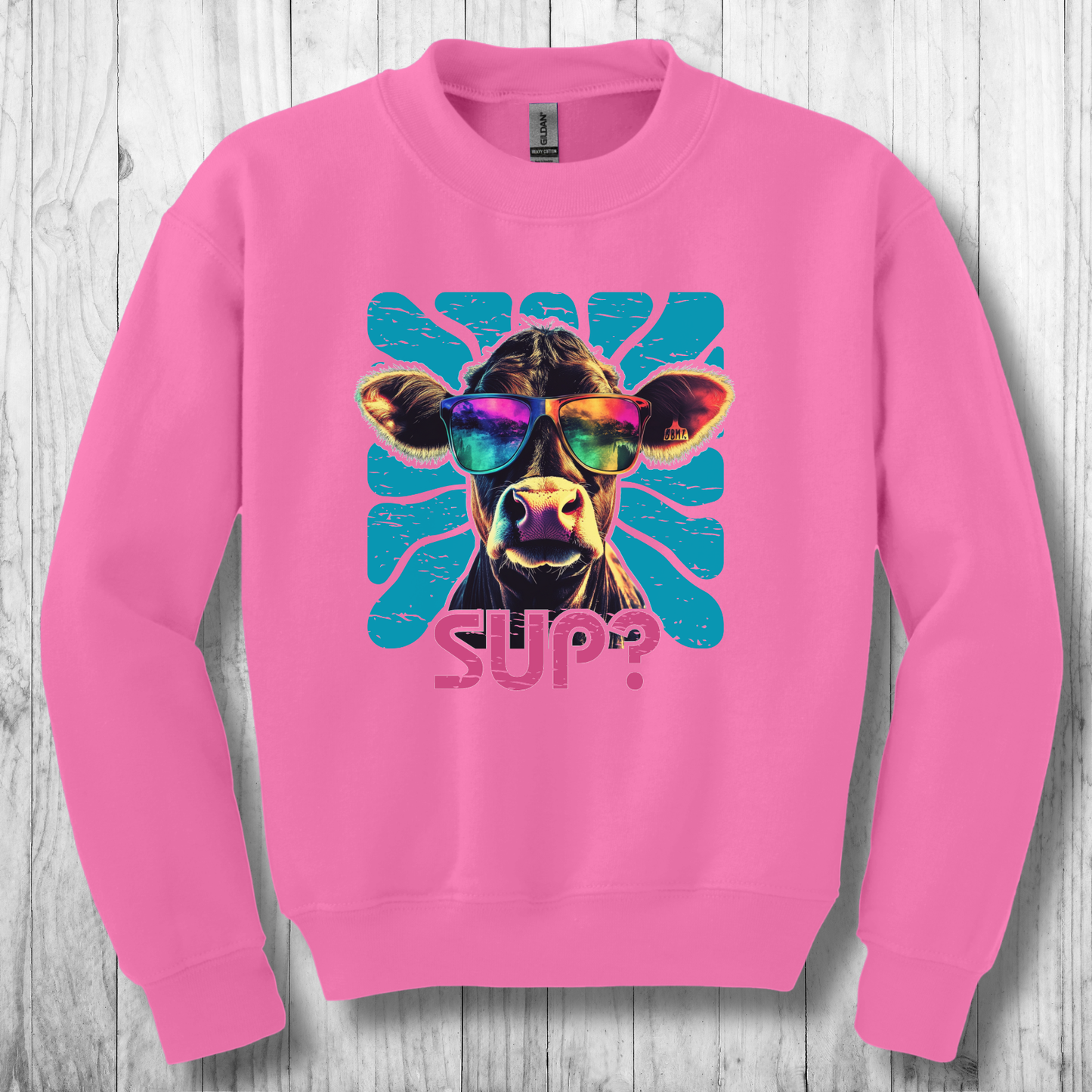 Cow Sup? Youth Sweatshirt | Cow Shirt
