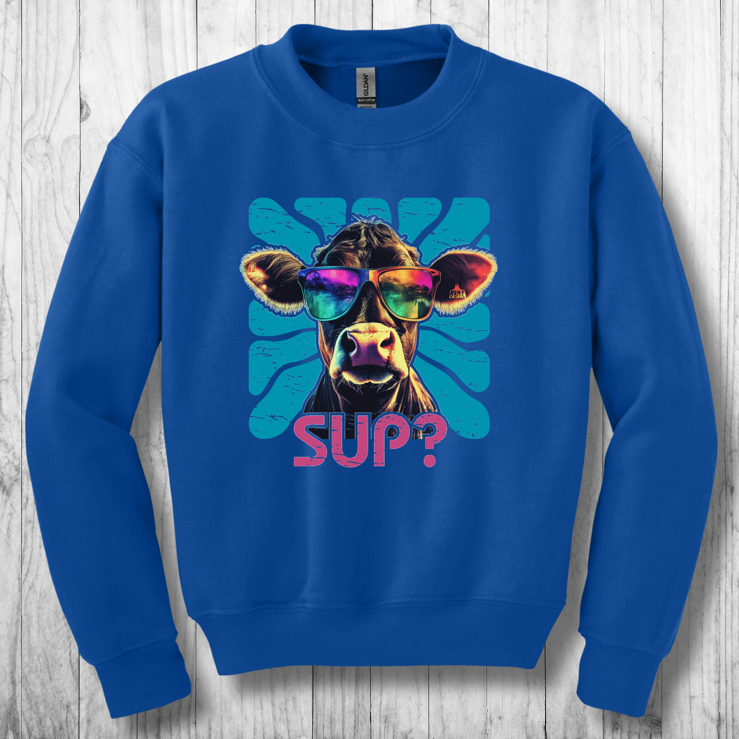 Cow Sup? Youth Sweatshirt | Cow Shirt