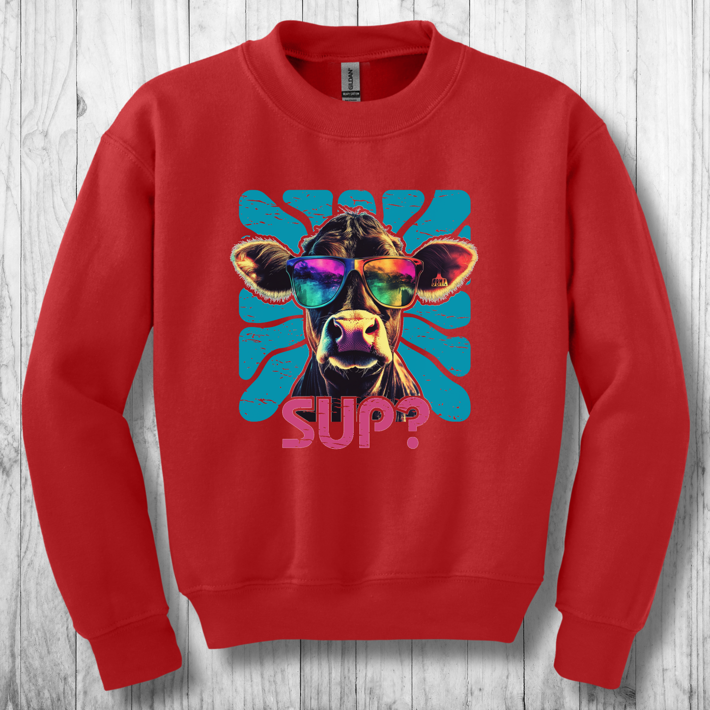 Cow Sup? Youth Sweatshirt | Cow Shirt