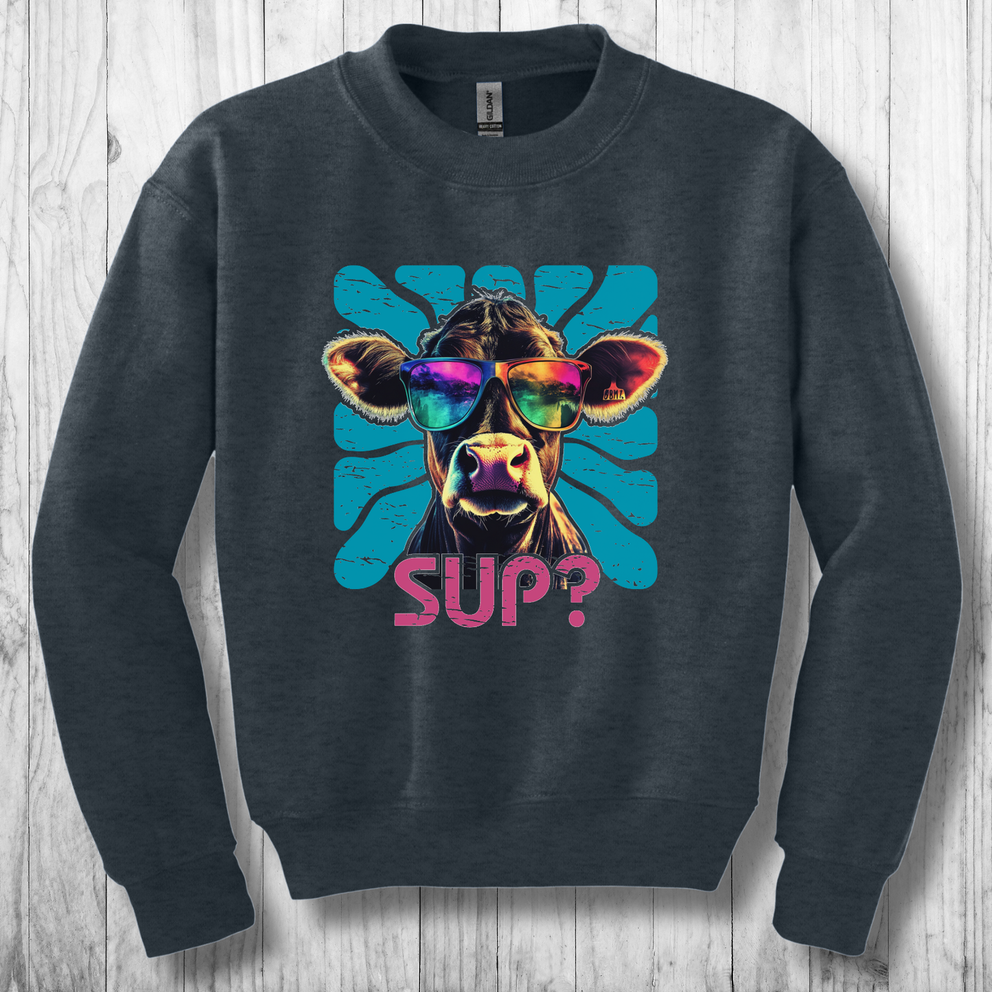 Cow Sup? Youth Sweatshirt | Cow Shirt
