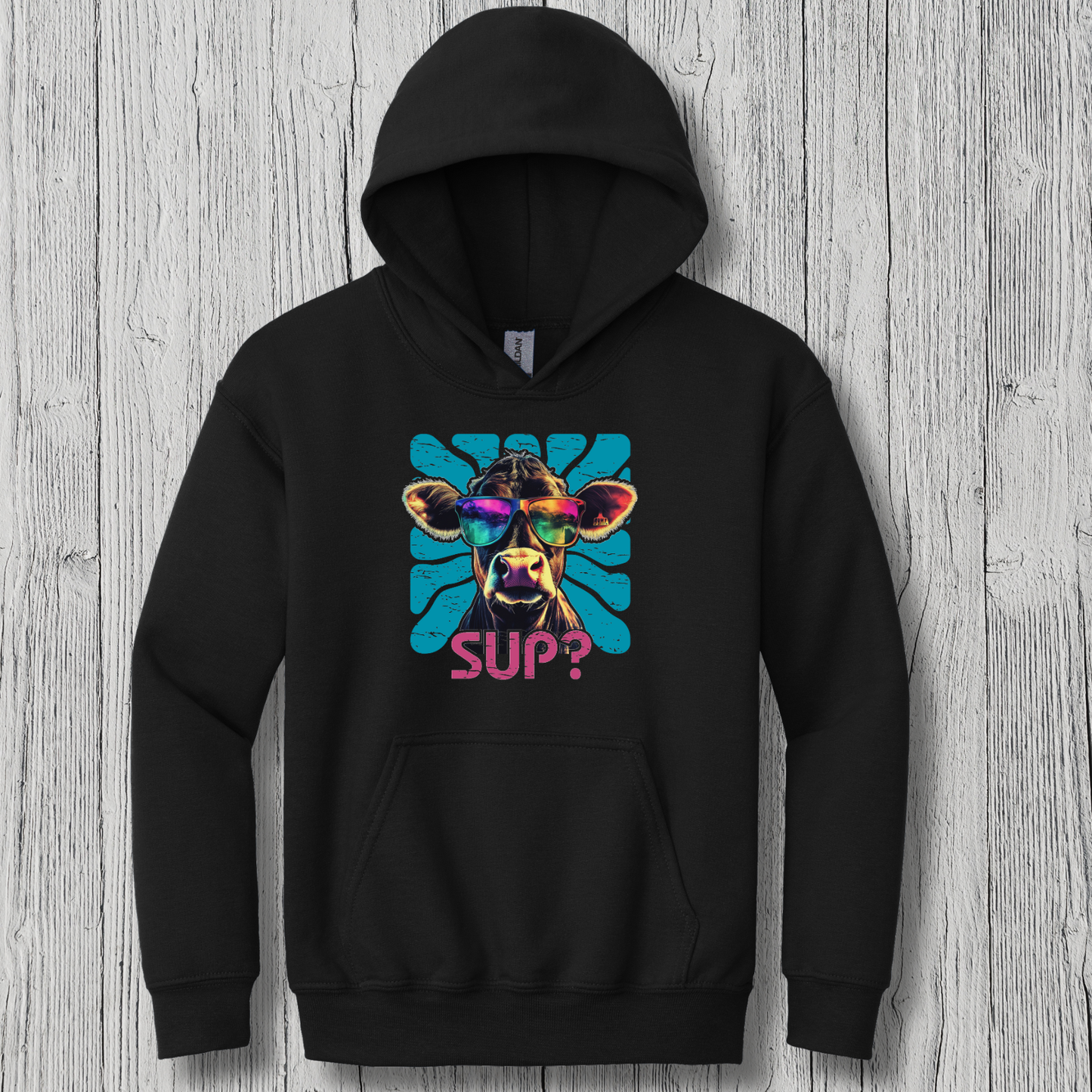 Cow Sup? Youth Hoodie | Cow Shirt