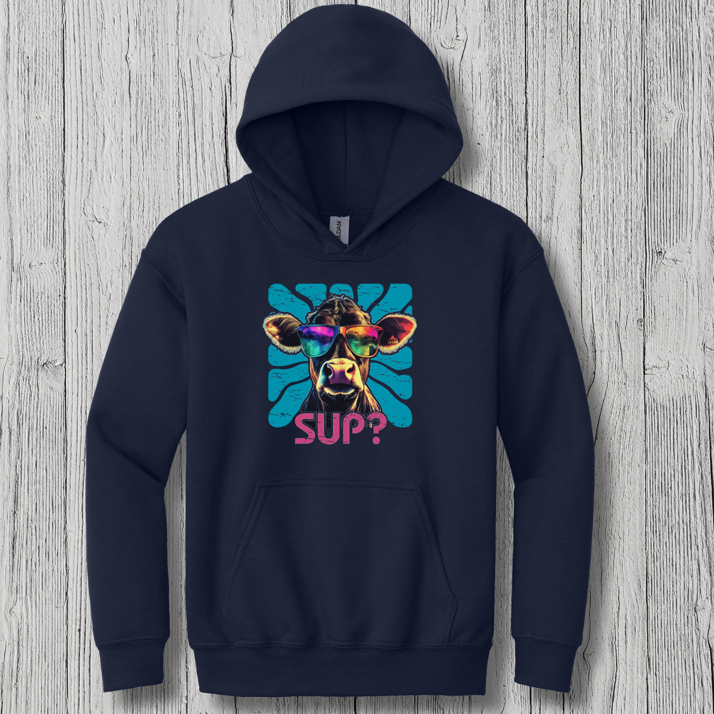 Cow Sup? Youth Hoodie | Cow Shirt