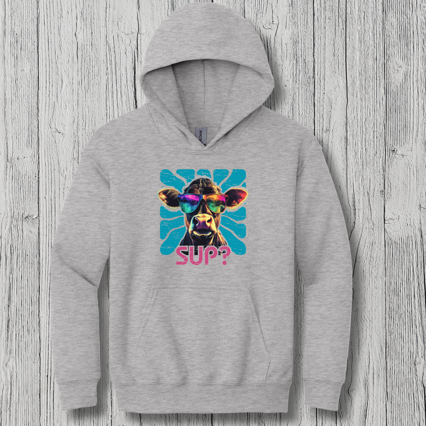 Cow Sup? Youth Hoodie | Cow Shirt
