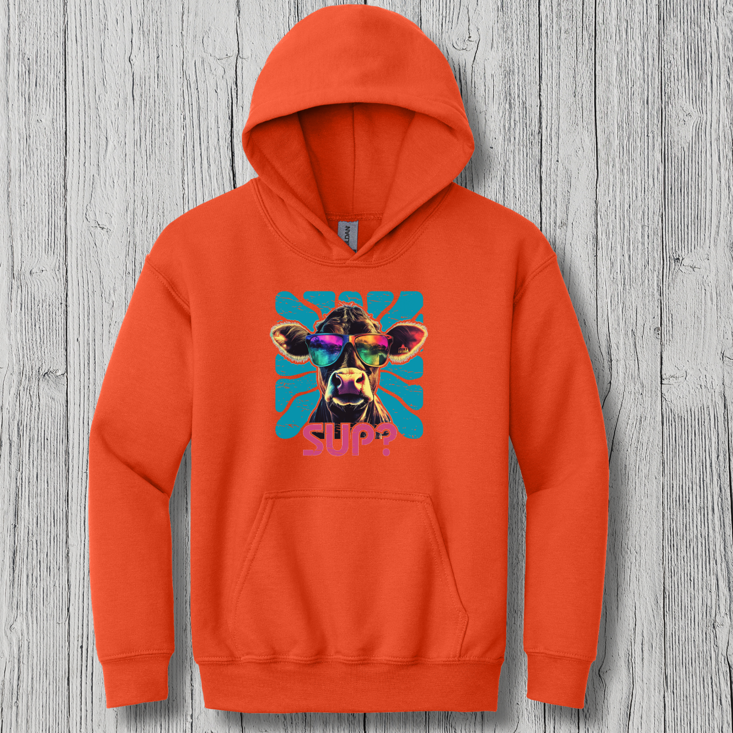 Cow Sup? Youth Hoodie | Cow Shirt