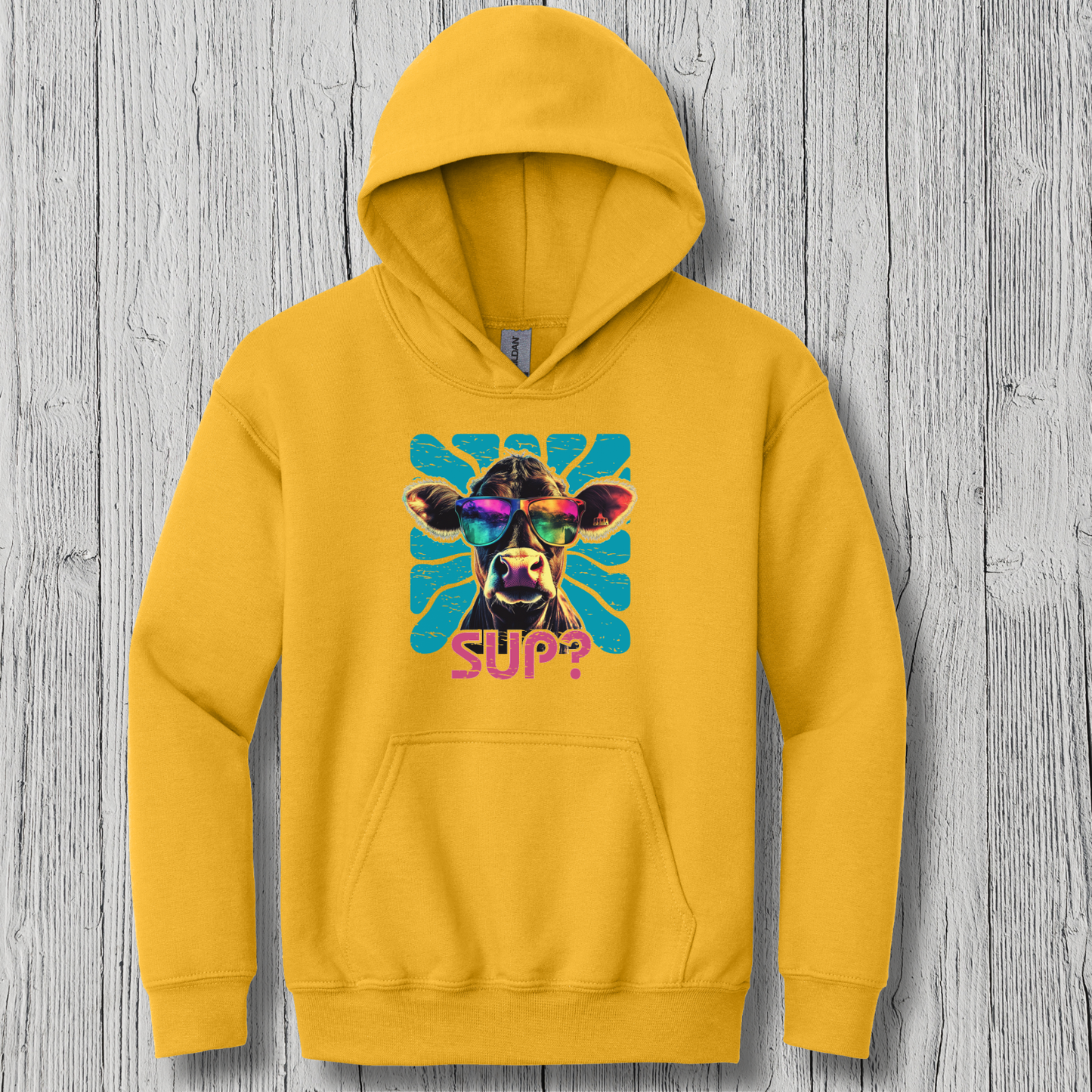 Cow Sup? Youth Hoodie | Cow Shirt