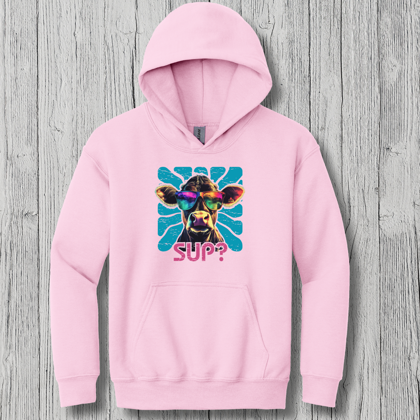 Cow Sup? Youth Hoodie | Cow Shirt