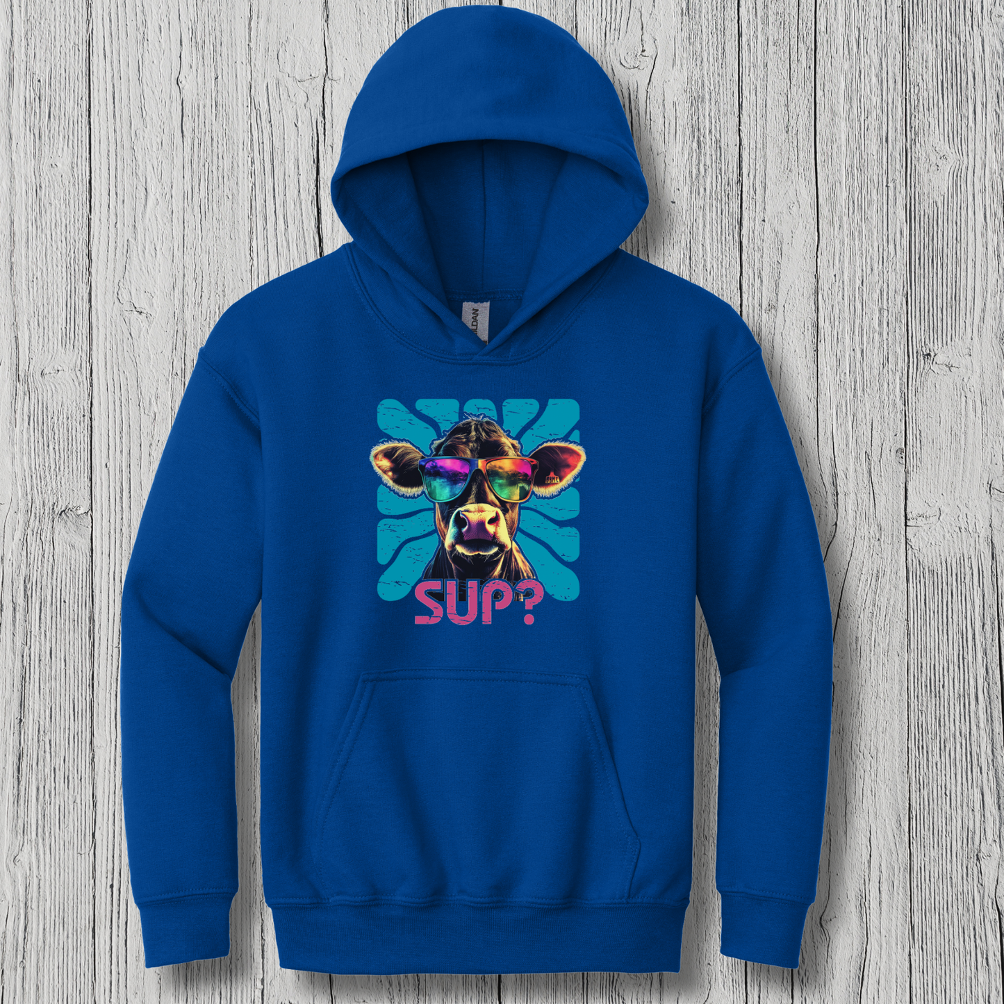 Cow Sup? Youth Hoodie | Cow Shirt