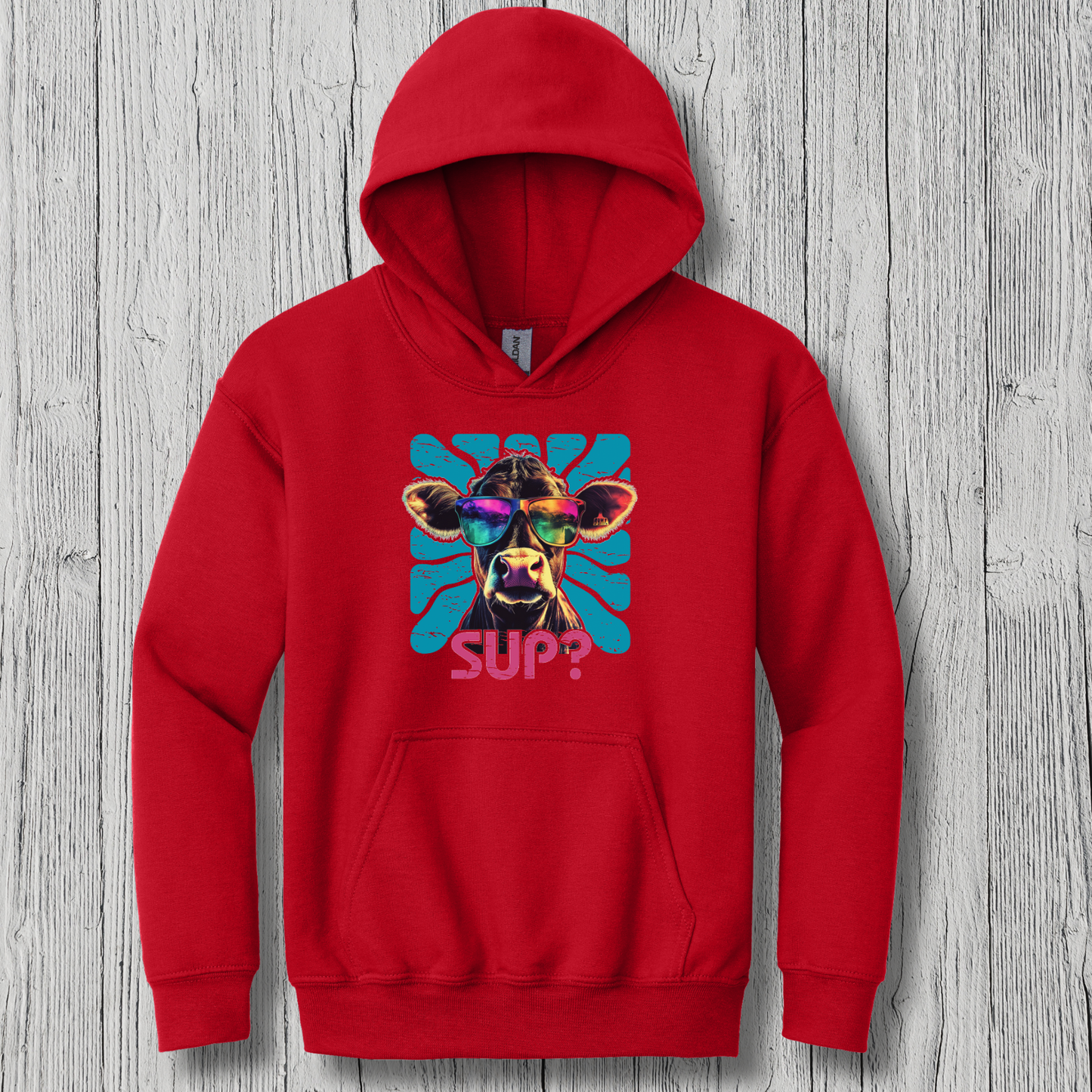 Cow Sup? Youth Hoodie | Cow Shirt