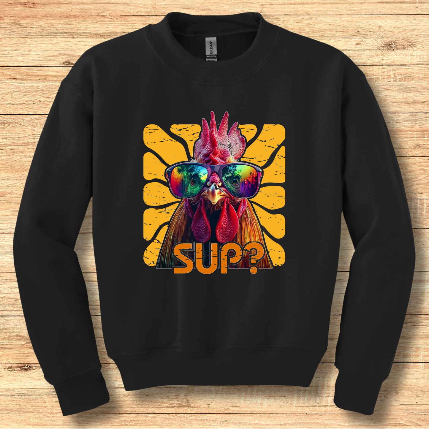 Rooster Sup? Youth Sweatshirt | Rooster Shirt