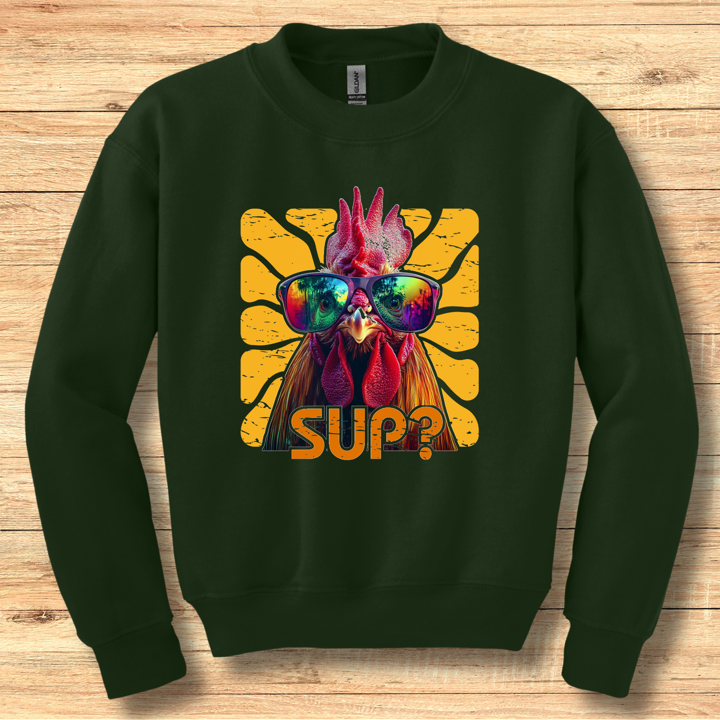 Rooster Sup? Youth Sweatshirt | Rooster Shirt