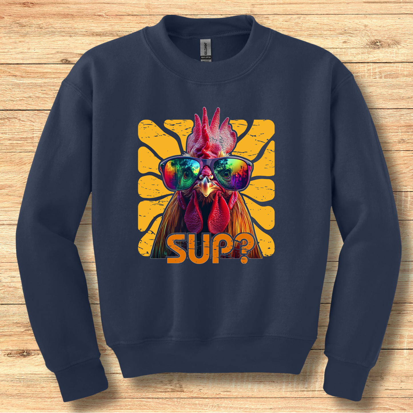 Rooster Sup? Youth Sweatshirt | Rooster Shirt