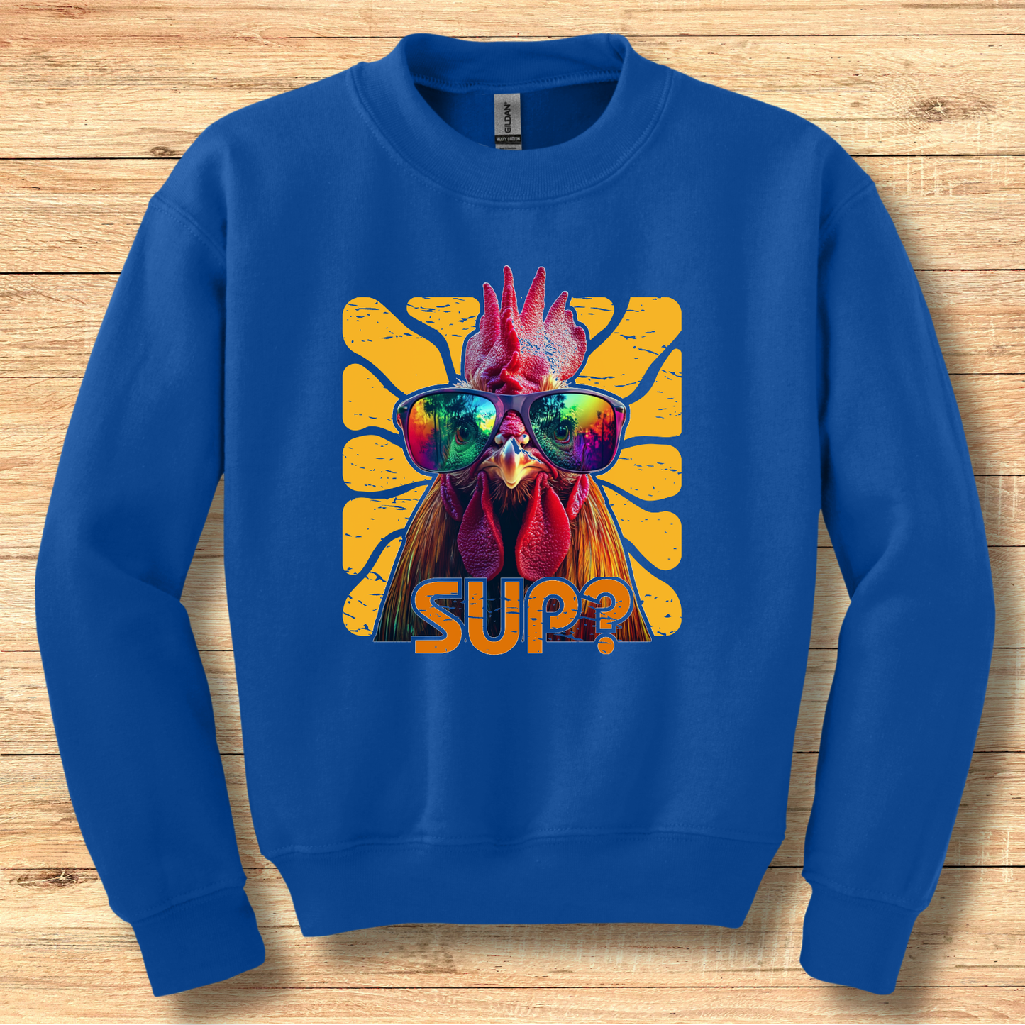 Rooster Sup? Youth Sweatshirt | Rooster Shirt