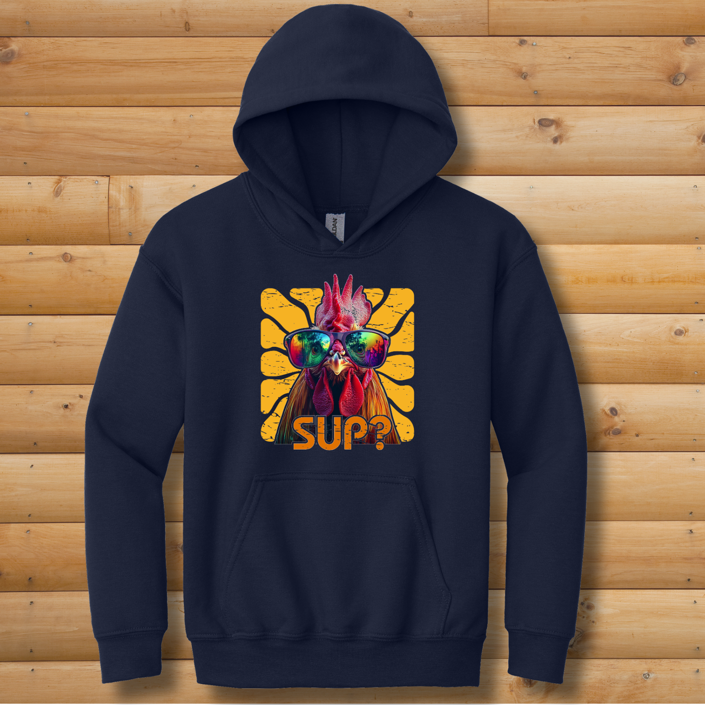Rooster Sup? Youth Hoodie | Rooster Shirt