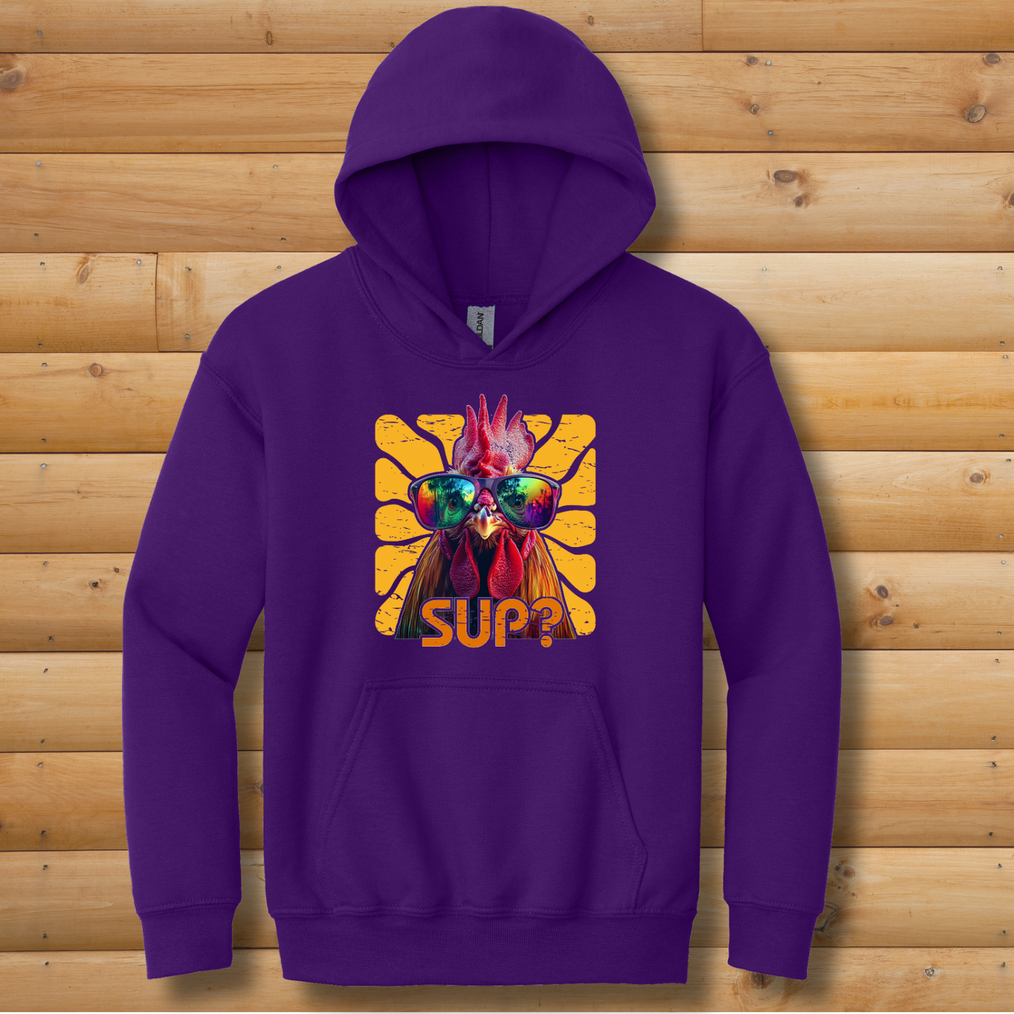 Rooster Sup? Youth Hoodie | Rooster Shirt