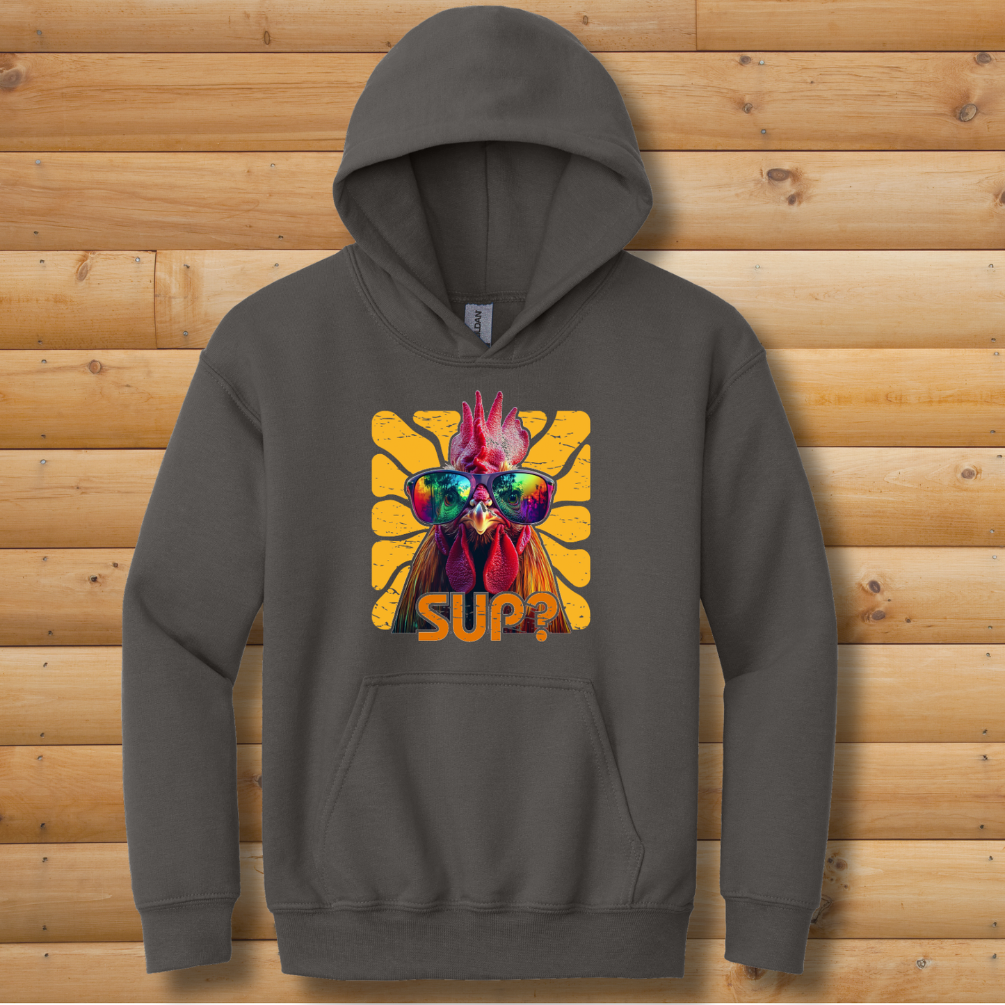Rooster Sup? Youth Hoodie | Rooster Shirt